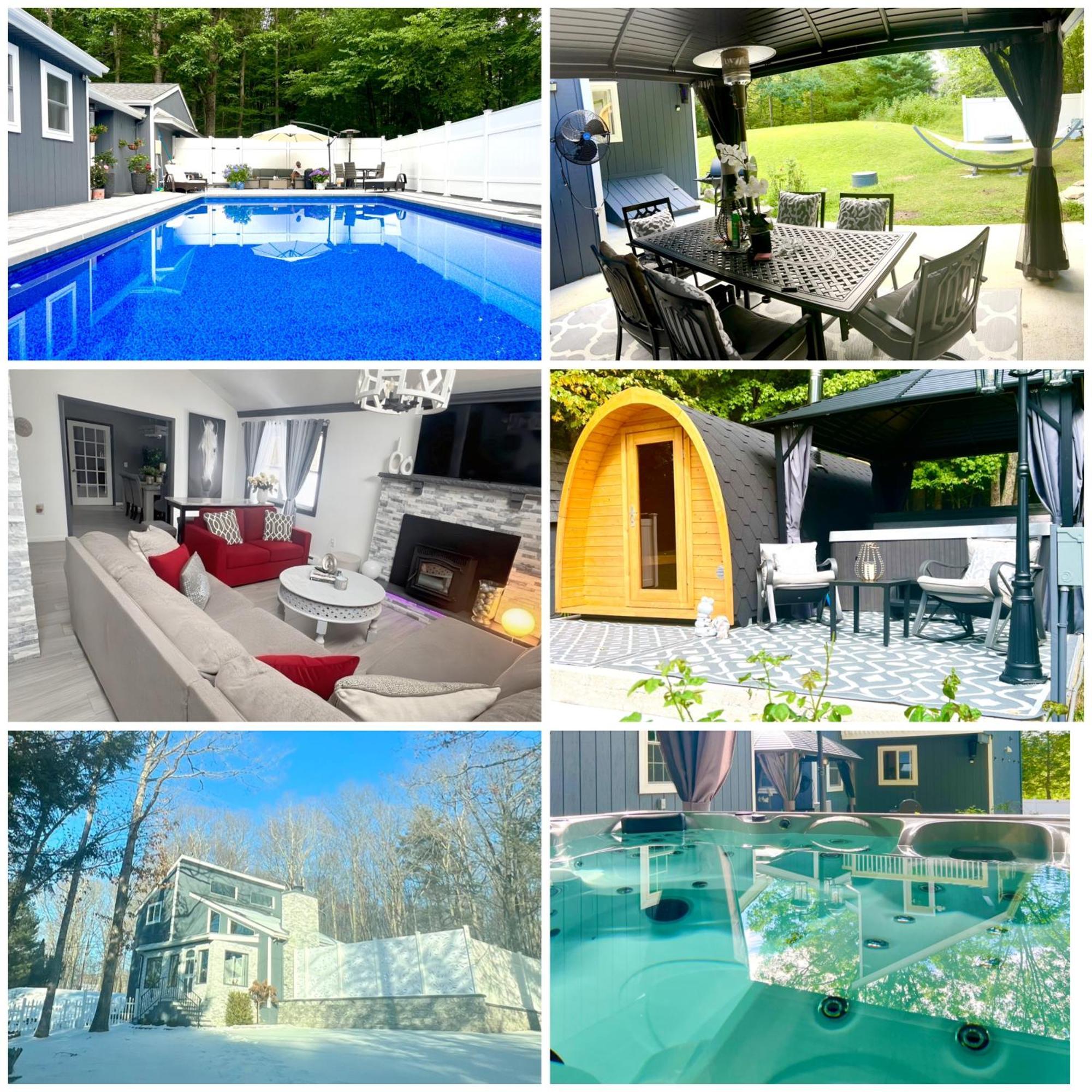 Amazing Poconos House . Sauna/Hot Tub/Private Pool East Stroudsburg Buitenkant foto